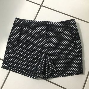 Cynthia Rowley Navy Blue Polka Dot Shorts - Size 4